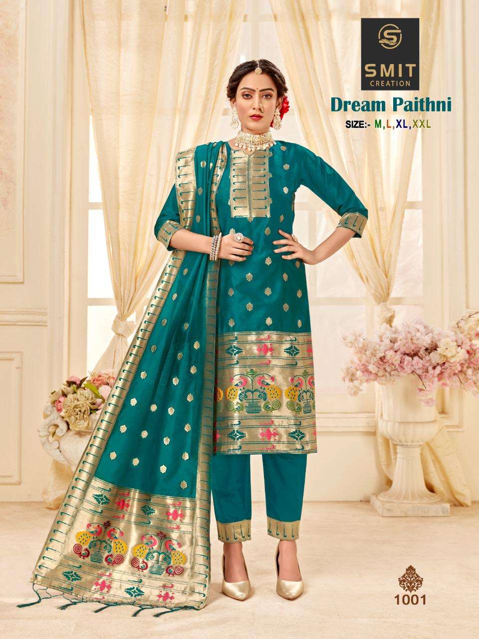 Paithani hot sale kurtis online